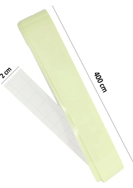 Karanlıkta Işık Veren Yansıyan 4 Metre Fosforlu Yeşil Şerit Bant fırsatları