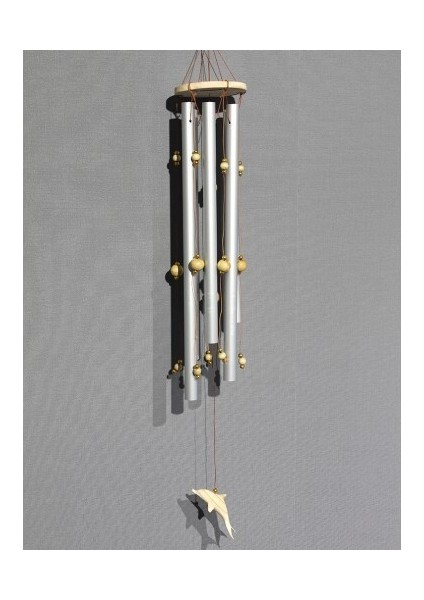 Boncuklu Metal Rüzgar Çanı Model 1