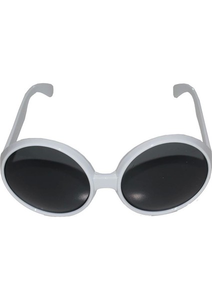 80 Li Yıllar Beyaz Renk Nostalji Yeşilçam Parti Gözlüğü (4887)