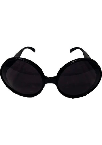 80 Li Yıllar Siyah Renk Nostalji Yeşilçam Parti Gözlüğü (4887)