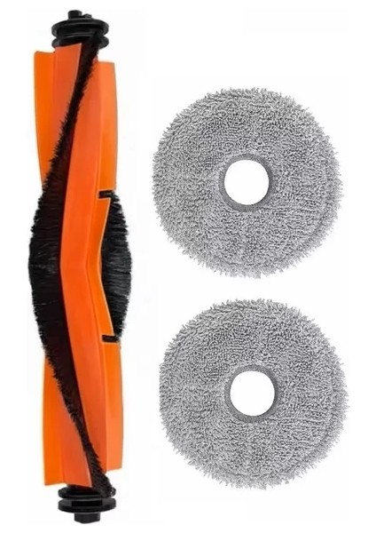 Xiaomi S20+ Uyumlu 1 Adet Ana Fırça 2 Adet Mop