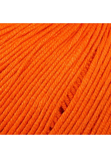 Mercerized Cotton Turuncu El Örgü ipi - 194 - 33582
