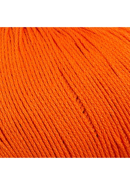 Lux Mercerized Cotton Turuncu El Örgü ipi - 194 - 33755
