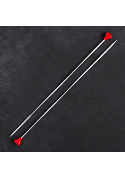 4mm 35cm Klasik Alüminyum Hızlı Örgü Şişi - 2