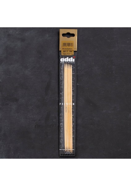 Bambus 3,5mm 20cm Bambu Çorap Şişi - 501-7