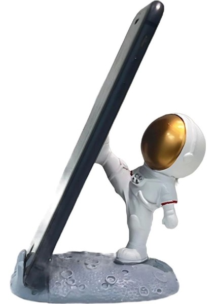 Mini Astronot Model Telefon ve Tablet Tutucu Standı (4887)