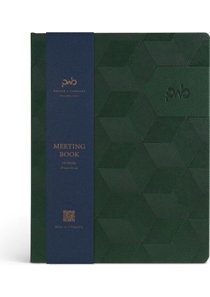 Paradigma Koleksiyonu Yeşil Toplantı Defteri