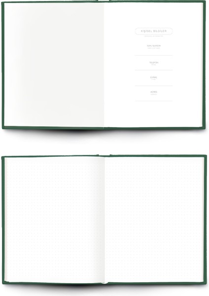 Paradigma Koleksiyonu Yeşil Notebook