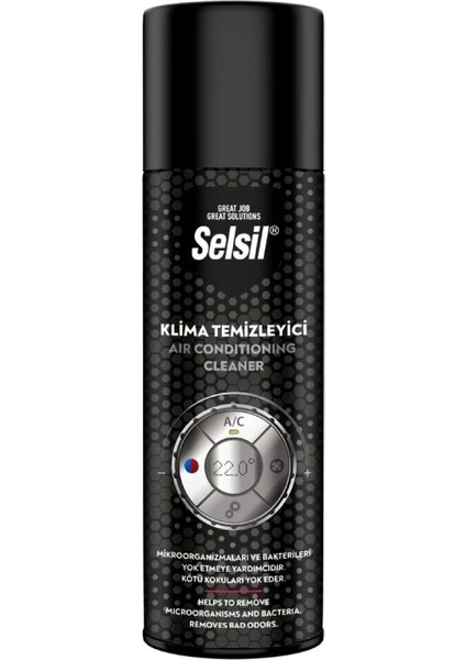 Selsil Klima Temizleyici Sprey 150ML Mikro Organizma - - Kötü Koku Temizleyici (4887)