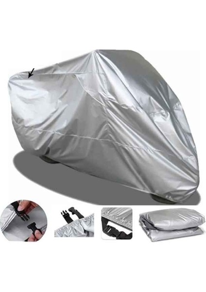 Mz Etz 251 Motor Brandası Arka Çanta Uyumsuz Ultra Kalın Su Geçirmez