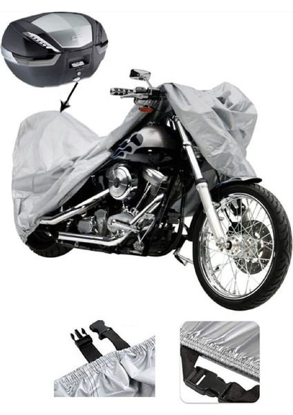 Bumoto/jinling Calibre 250CC Motor Brandası Arka Çanta Uyumlu Ultra Kalın Su Geçirmez
