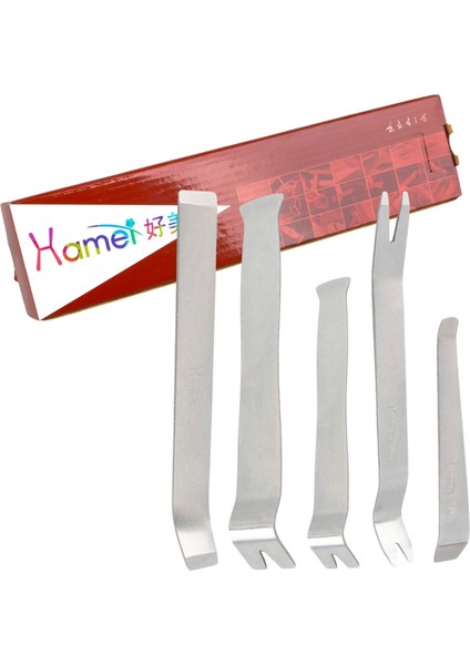 Araç Içi Ses Sistemi Sökme - Lastik Sökme - Kapı Düzeltme Çıkarma Seti Çelik Metal (4887)