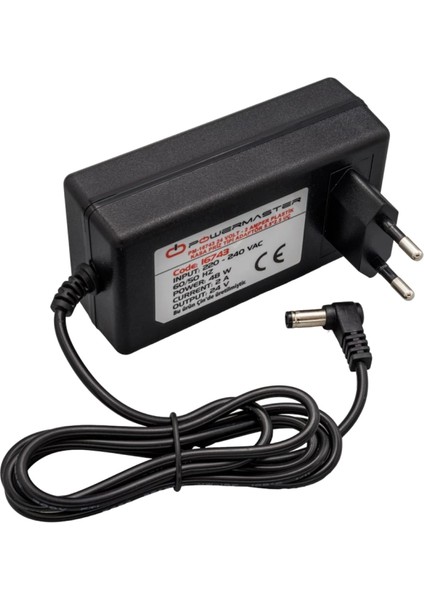 24 Volt - 2 Amper 5.5*2.5 Uçlu Plastik Kasa Priz Tipi Adaptör (4887)