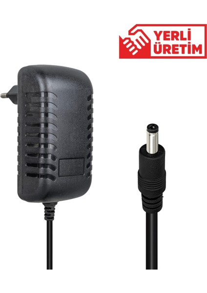 19.75 Volt - 1 Amper 4.0*1.35 Uçlu Yerli Üretim Plastik Kasa Priz Tipi Adaptör (4887)
