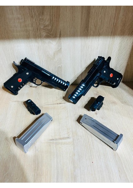 Boncuklu Lazerli Türk Bayraklı 22X15 cm Boncuk Atan Silah2 Adet + 21 Paket Boncuk fırsatları