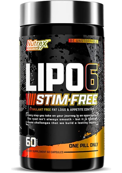 Lıpo-6 Stim-Free Fat Burner Chromium (Free Caffeine) + 60 Caps