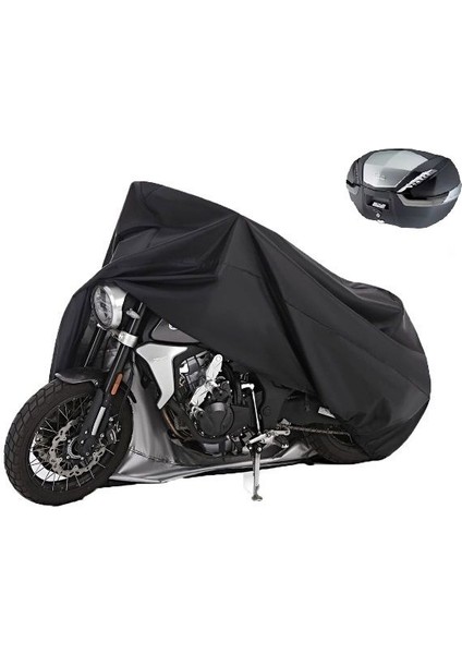Bumoto/jinling Eagle Xr 250CC Siyah Motor Brandası Arka Çanta Uyumlu Ultra Kalın Su Geçirmez