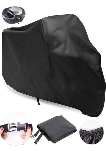 Yuki Solid 125 Siyah Motor Brandası Arka Çanta Uyumlu Ultra Kalın Su Geçirmez fırsatları