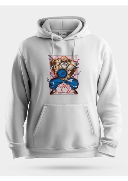 Master Roshi Usta Rosi Dragon Ball Baskılı Unisex Kapüşonlu Sweatshirt