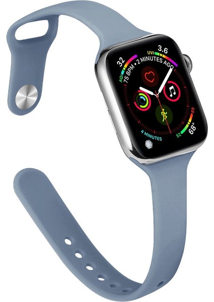 Apple Watch 44MM Klasik Kordon - Bebek Mavisi 11