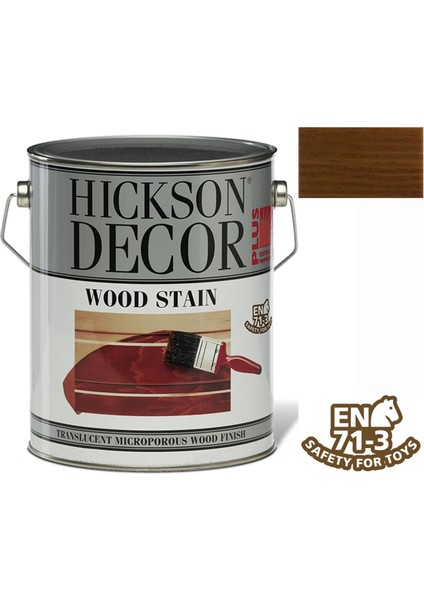 Hickson Decor Wood Stain 2,5 Lt Tanatone Brown