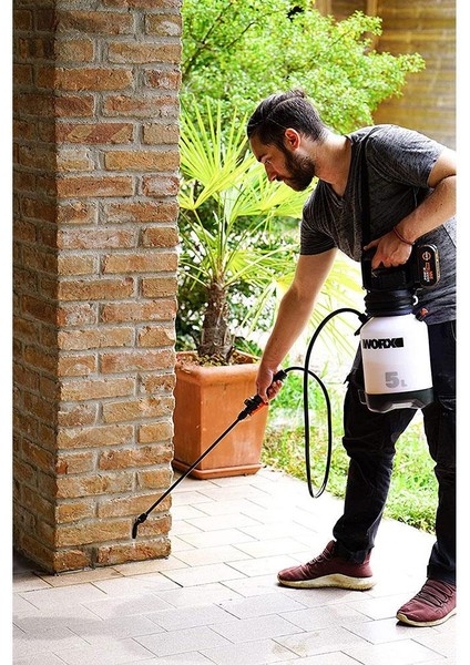 WG829E.9 20VOLT 5lt. Omuz Askılı Basınçlı Ilaçlama ve Dezenfektan Pompası (Akü Dahil Değildir)