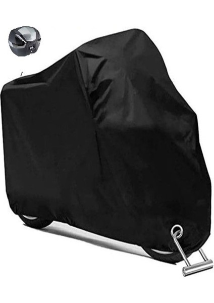Malaguti Dune x 125 Black Edition Siyah Kilit Uyumlu Motor Brandası Arka Çanta Uyumlu Ultra Kalın Su Geçirmez modelleri