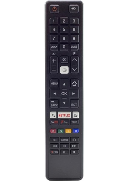 Toshıba CT-8069 Netflıx*youtube Tuşlu Siyah Lcd/led Tv Kumanda (4887)