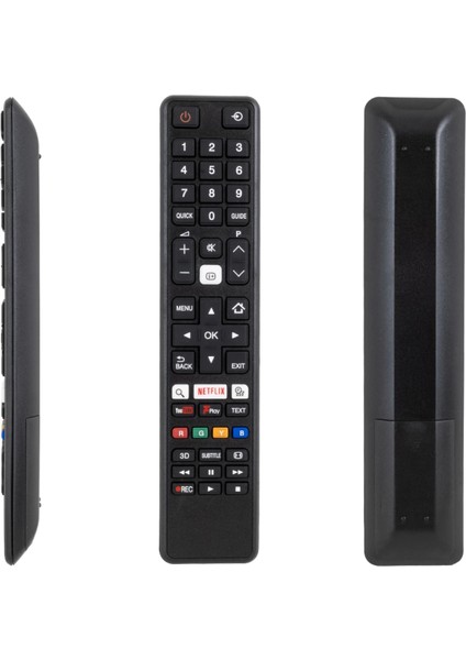 Toshıba CT-8069 Netflıx*youtube Tuşlu Siyah Lcd/led Tv Kumanda (4887)