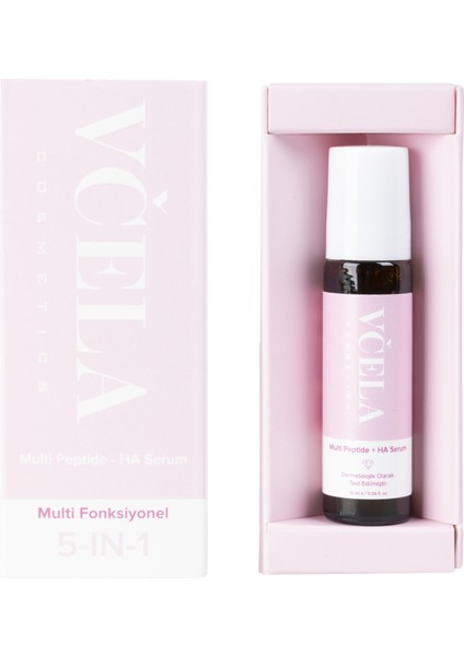 Multi Fonksiyonel Göz Çevresi Serum 5-İn-1 Konsantre Vegan Doğal İçerikli Roll-On