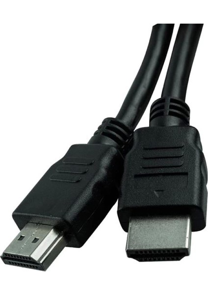 HDMI Kablo Siyah 1 Metre Poşetli (4887)