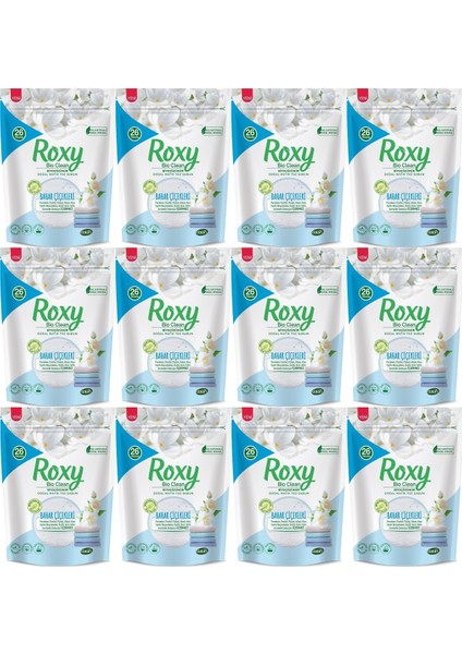 Roxy Bio Clean Matik Sabun Tozu 800GR Bahar Çiçekleri (12 Li Set) (312 Yıkama)