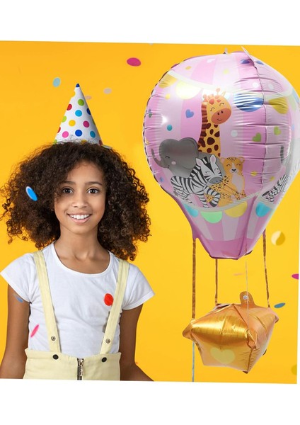 22 Inç Mor Renk Safari Uçan Balon Temalı Folyo Balon 88-28 cm indirimleri