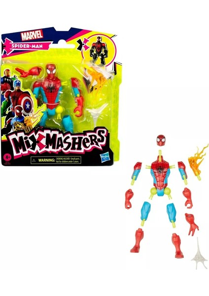 Marvel Spider-Man Mix Mashers Aksiyon Figürü