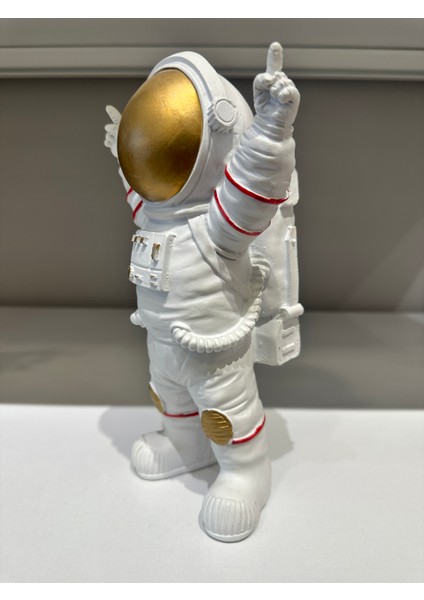 Astronot Midi Masaüstü Polyester Dekoratif Obje, Biblo