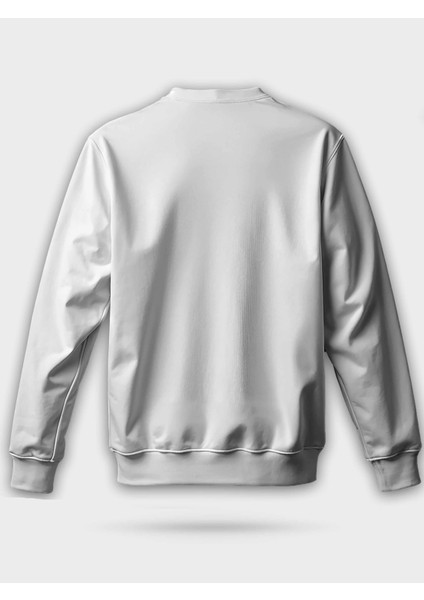 Paris Yazılı Çiçekli Baskılı Unisex Regular Sweatshirt
