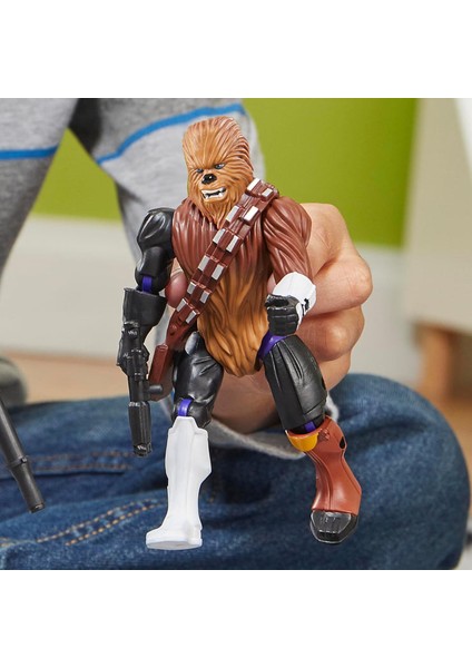 Star Wars Chewbacca Figür – Mix Mashers Parçalanabilir Aksiyon Oyuncağı (Orijinal Lisanslı) modelleri