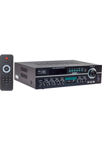 Magıcvoıce MV-530 120 Watt Usb/sd/uk Bluetooh 3 Mik Girişli 2 Bölgeli Hat Trafolu Anfi (4887)