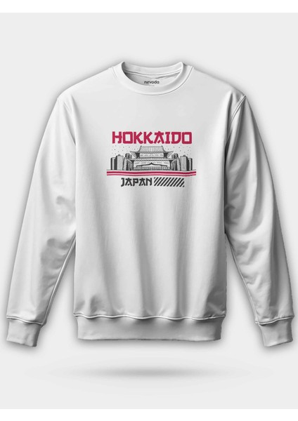 Hokkaido Japan Japonya Baskılı Unisex Regular Sweatshirt