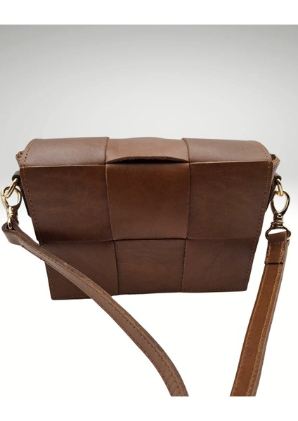 Suede Hakiki Deri Kadın El ve Omuz Çantası - Renk Taba fırsatları