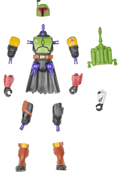 Star Wars Boba Fett Figür – Mix Mashers Parçalanabilir Aksiyon Oyuncağı (Orijinal Lisanslı)