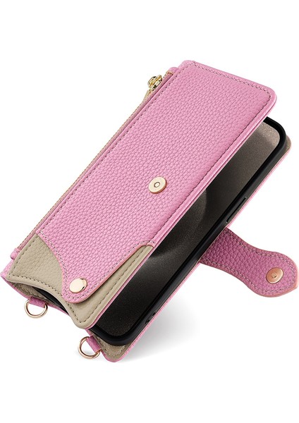 Samsung Galaxy S25 Ultra Çapraz Cüzdan Kılıfı, Cüzdan Rfıd Engelleme Omuz Askısı Fermuarlı Cep Telefon Kılıfı Kapağı Samsung Galaxy S25 Ultra (Yurt Dışından) modelleri