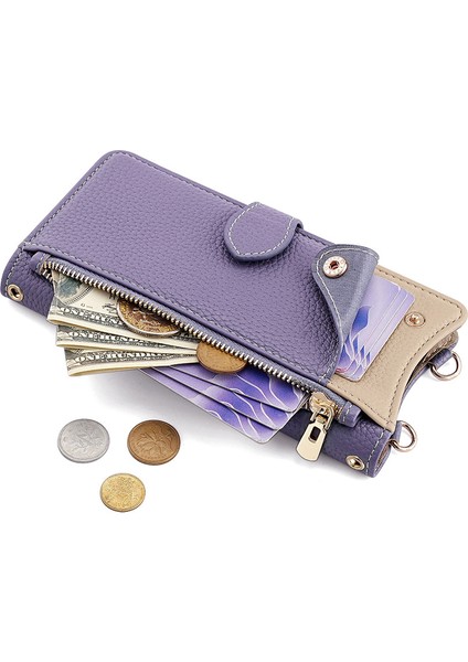 Infinix Zero 40 4g Çapraz Cüzdan Kılıfı, Cüzdan Rfıd Engelleme Omuz Askısı Fermuarlı Cep Telefon Kılıfı Kapağı Infinix Zero 40 4g (Yurt Dışından) fiyatları