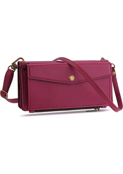 Vivo V40 Lite 5g Kılıf, Çapraz Askılı Çok Işlevli Cüzdan Rfıd Engelleme Omuz Askısı Fermuarlı Cep Telefon Kılıfı Kapağı Vivo V40 Lite 5g (Yurt Dışından) fırsatları