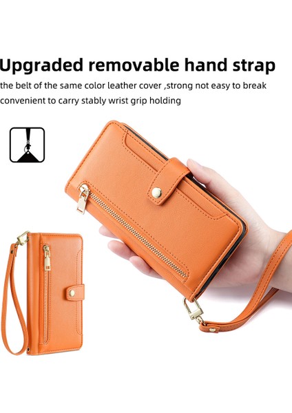 Oneplus 13 Cüzdan Deri Kılıf, Flip Folio Book Pu Deri Telefon Kılıfı Fermuarlı Darbeye Dayanıklı Kapak Kredi Kartı Tutucu Oneplus 13 (Yurt Dışından) fiyatları