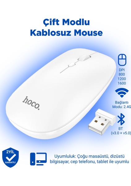 GM15 Art 2.4g Wireless Kablosuz Mouse - Premium Product