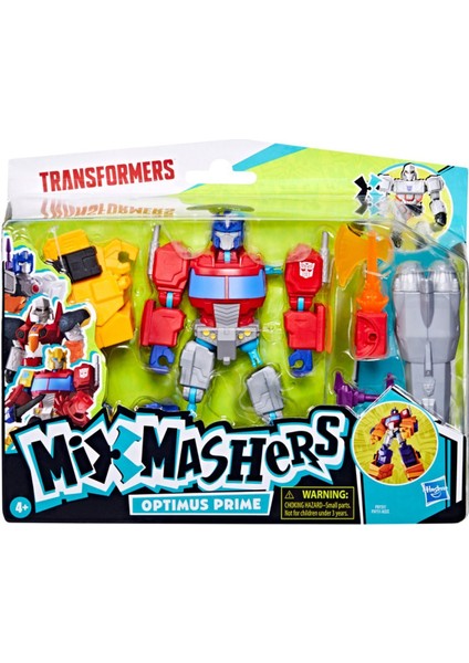 Transformers Optimus Prime Figür – Mix Mashers Parçalanabilir Aksiyon Oyuncağı (Orijinal Lisanslı)
