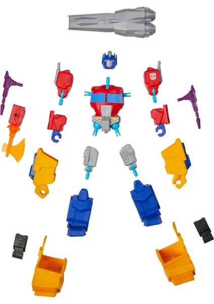 Transformers Optimus Prime Figür – Mix Mashers Parçalanabilir Aksiyon Oyuncağı (Orijinal Lisanslı)