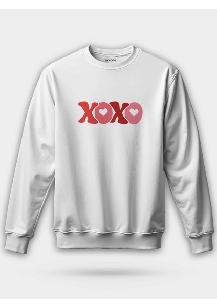 Xoxo Kalpli Aşk Unisex Regular Sweatshirt