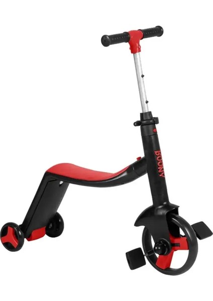 Bonny Bisiklet-Scooter 2 In 1 Kırmızı